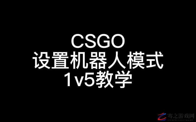 CSGO机器人训练赛详细指南，如何添加并配置机器人进行对战练习