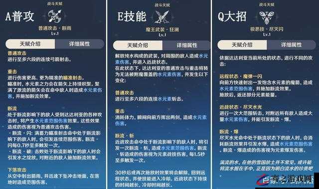 原神公子达达利亚角色深度剖析，全面解析其技能效果与运用