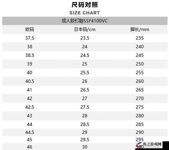 剖析欧洲尺码日本尺码：两者差异及适用人群探讨