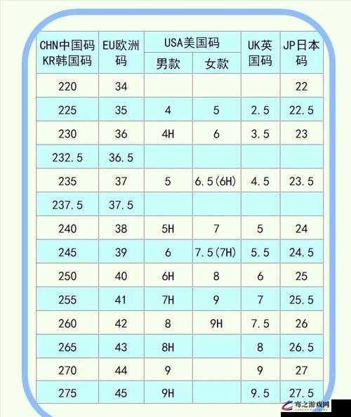 明确欧洲尺码日本尺码专线：满足你的购物需求